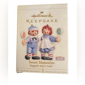 Hallmark Sweet Memories Raggedy Ann & Andy Keepsake